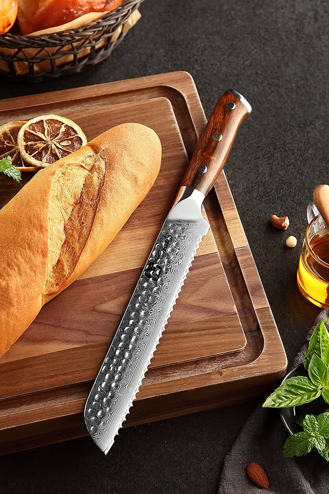 Masasページ Kensaki Zestaw 5 noży ze stali damasceńskiej, noże kuchenne